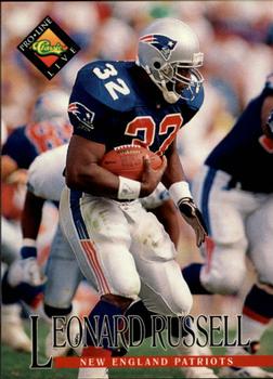Leonard Russell New England Patriots 1994 Pro Line Live NFL #273